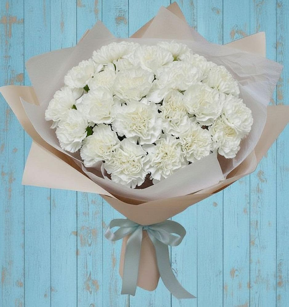 Букет цветов из: Гвоздики в Орудьево