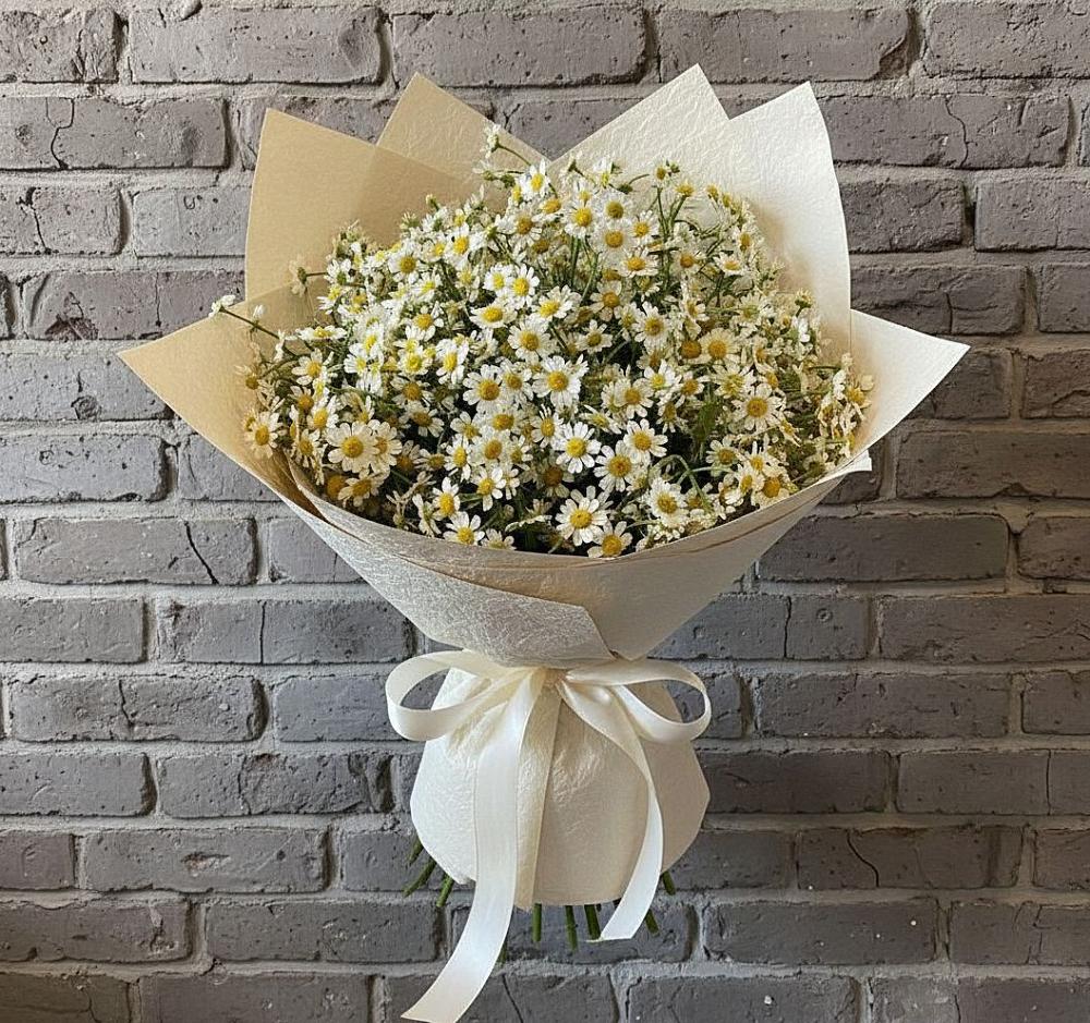 Букет цветов из: Ромашки в Орудьево