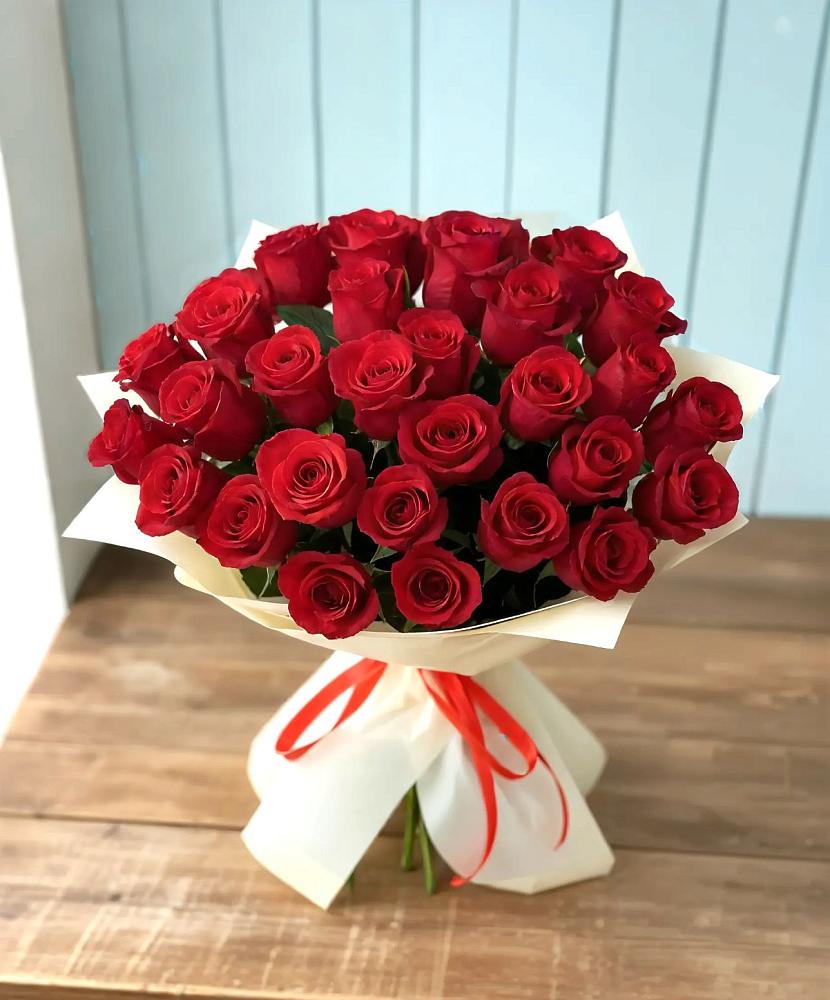 Букет 29 Красных роз в Орудьево