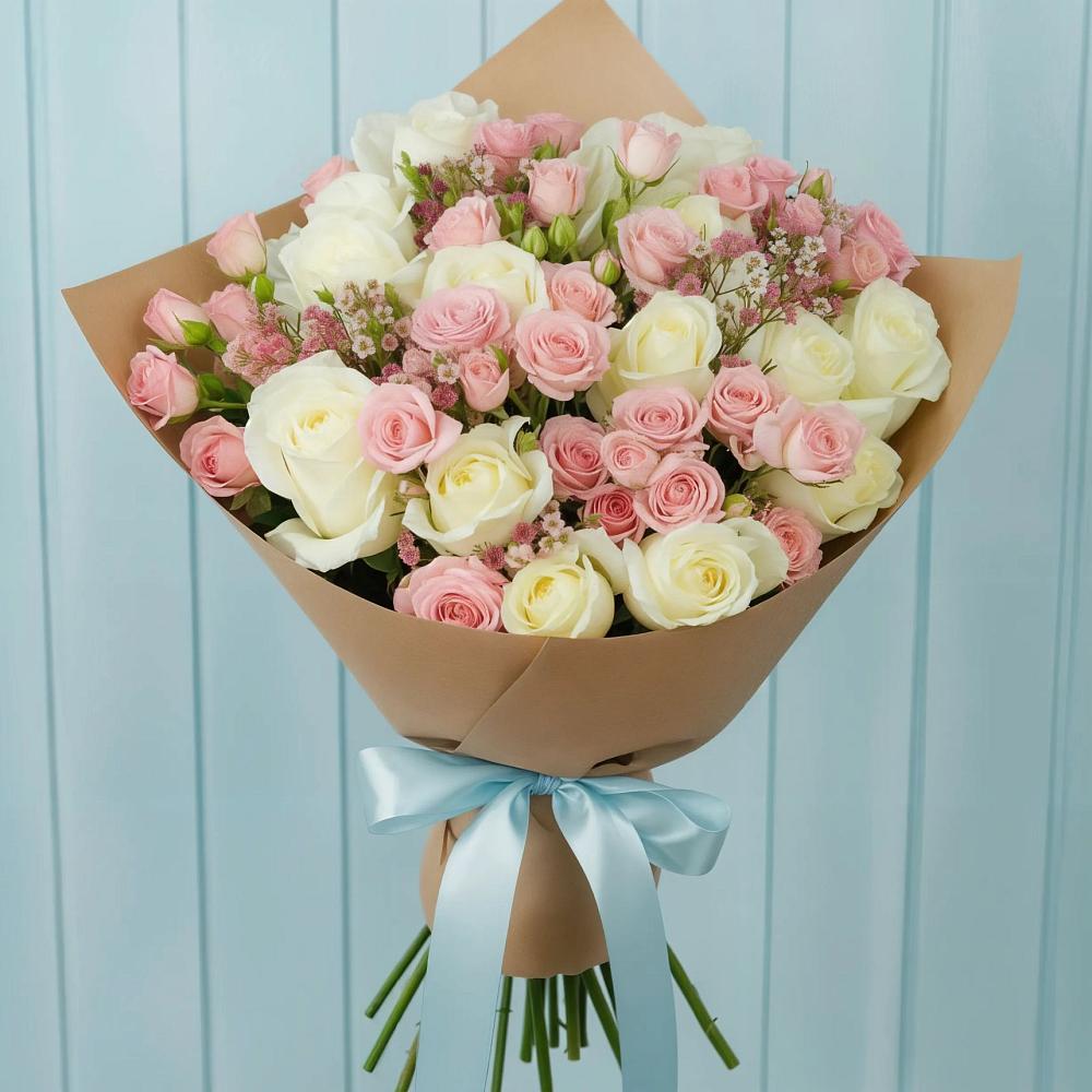 Букет цветов из: Розы в Орудьево