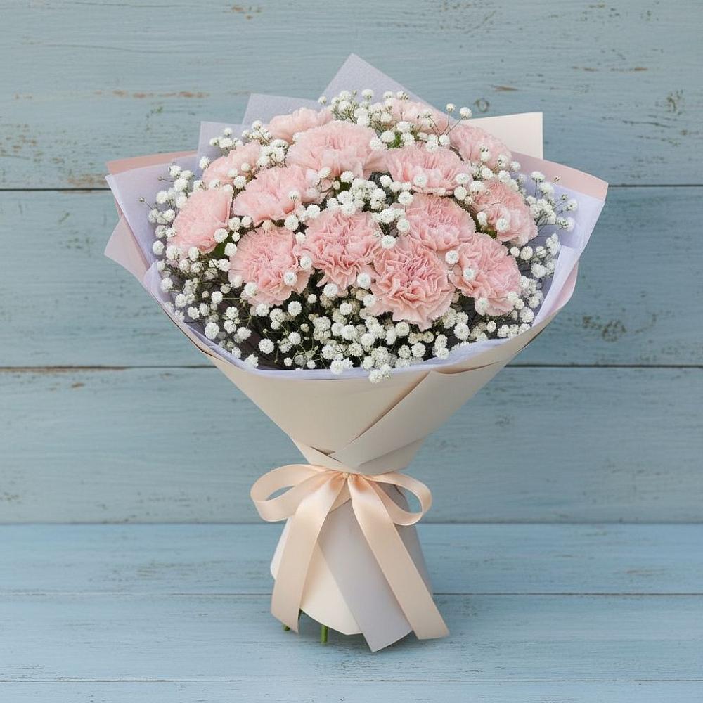 Букет цветов из: Гвоздики в Орудьево