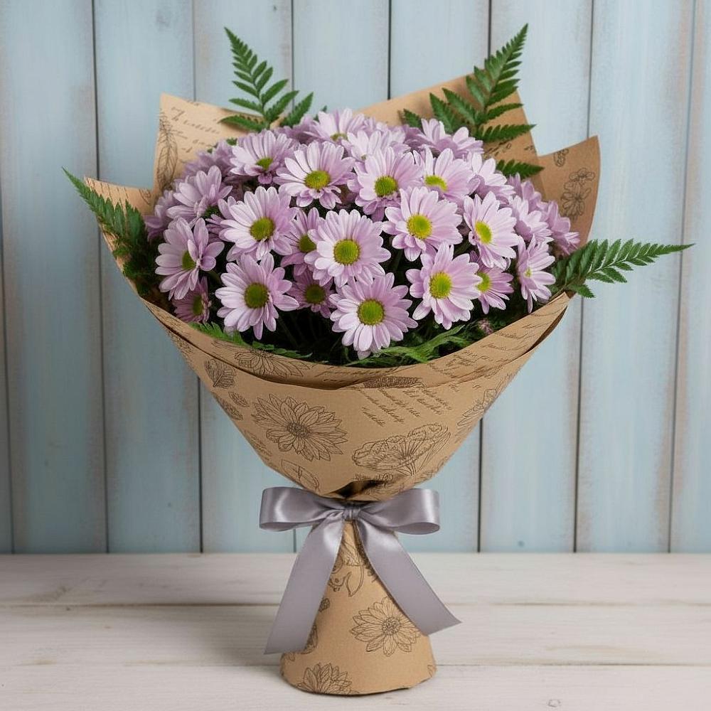 Букет цветов из: Хризантемы в Орудьево
