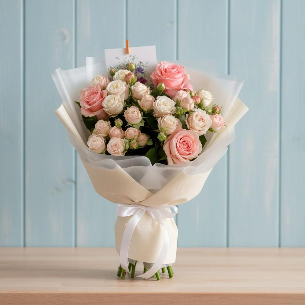 Букет цветов из: Розы в Орудьево