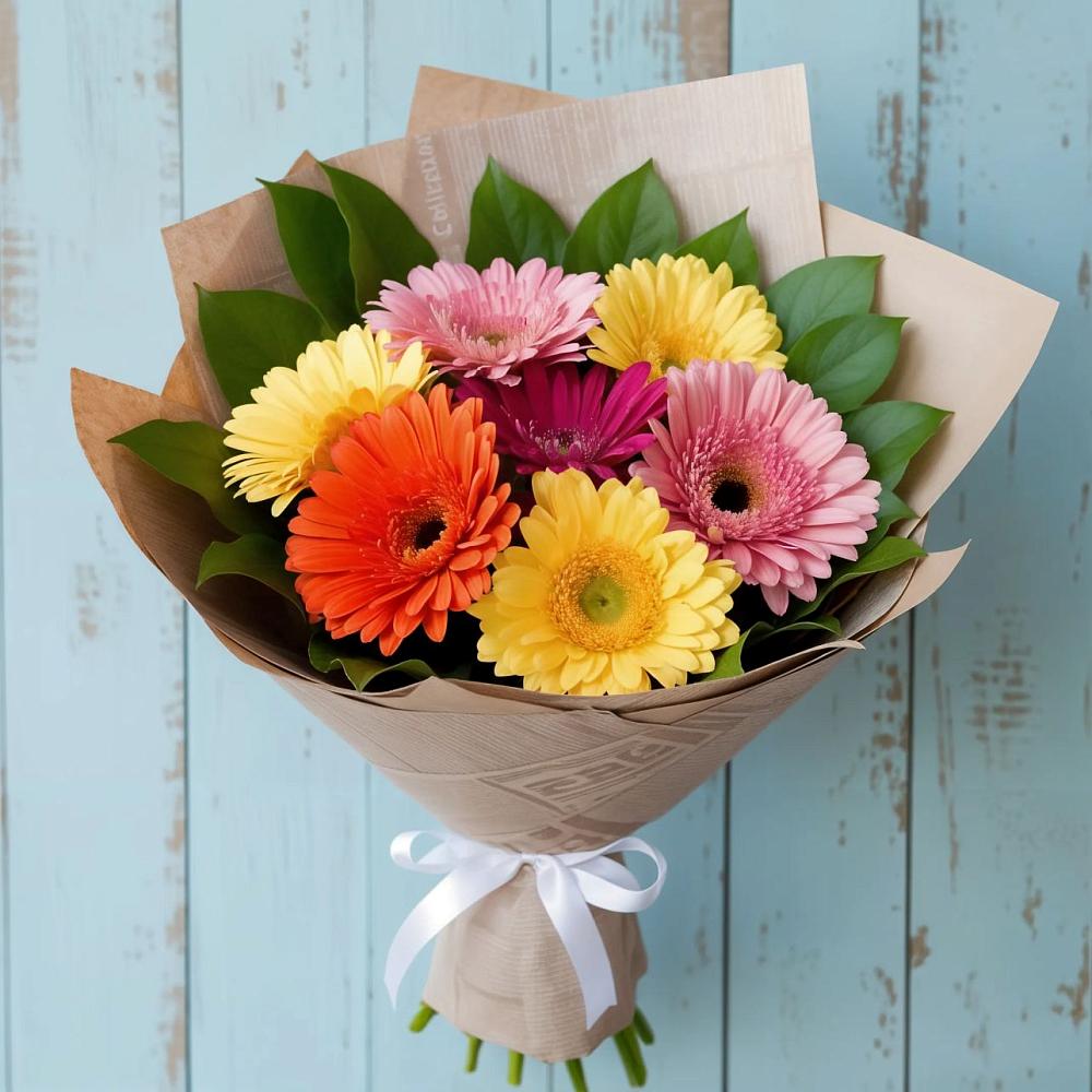 Букет цветов из: Герберы в Орудьево