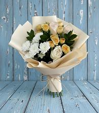 Букет цветов из:  Розы и Хризантемы #REPLACE_PRED# Орудьево