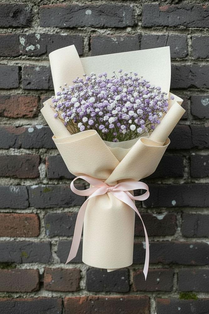 Букет цветов из: Гипсофила в Орудьево