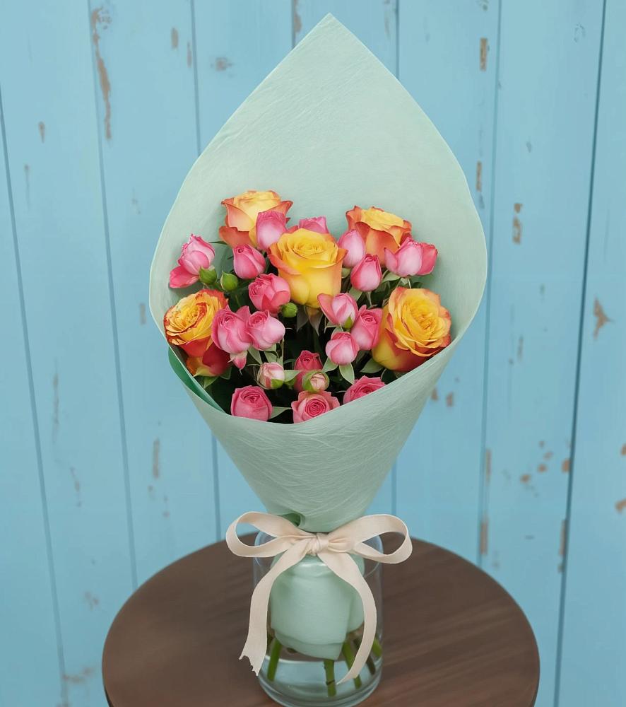 Букет цветов из: Розы в Орудьево