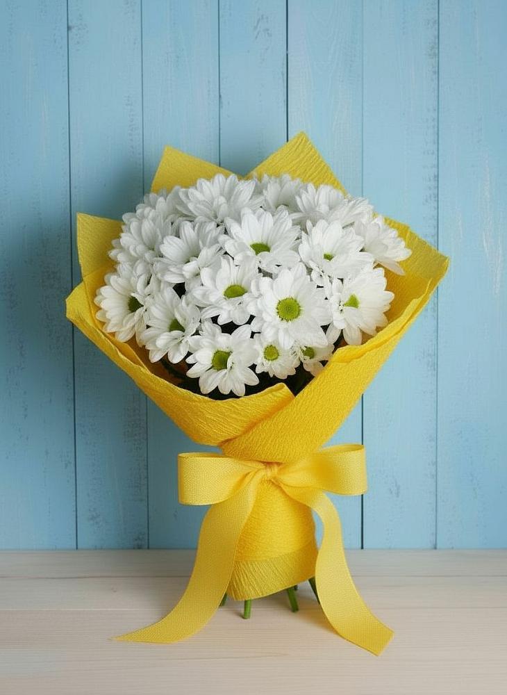 Букет цветов из: Хризантемы в Орудьево