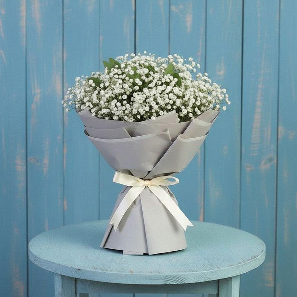 Букет цветов из: Гипсофила в Орудьево