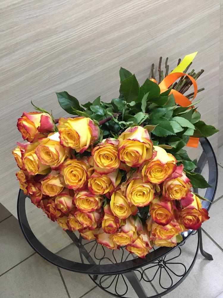 Букет Желтые розы в Орудьево