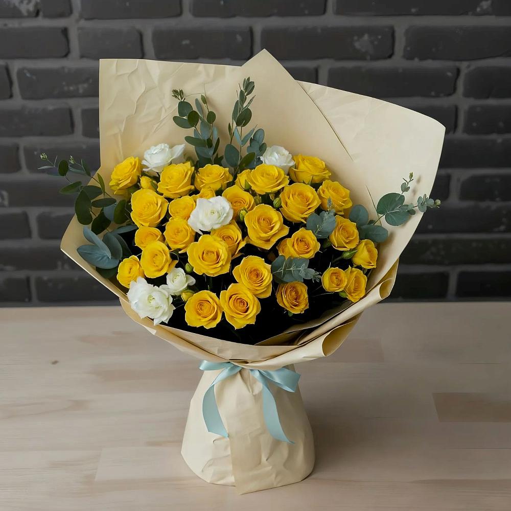 Букет цветов из: Розы в Орудьево