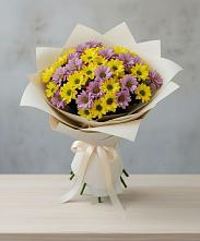 Букет цветов из:  Хризантемы #REPLACE_PRED# Орудьево