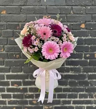 Букет цветов из:  Герберы и Хризантемы #REPLACE_PRED# Орудьево