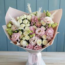 Букет цветов из:  Альстромерии и Розы в Орудьево