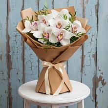 Букет цветов из:  Орхидеи и Розы #REPLACE_PRED# Орудьево